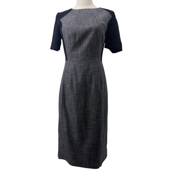 L.K. Bennett DR Darcie Dress Size US 4 Black Lined - Picture 1 of 5